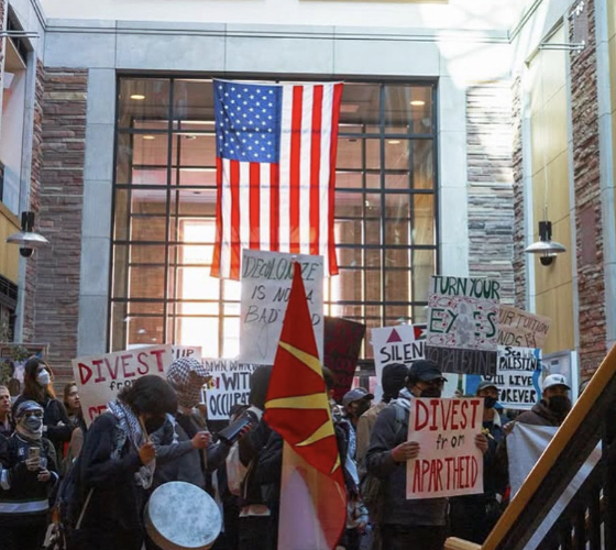 Flyer for May 2 CU Regents Action